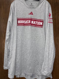 Men’s Adidas Hoosier Nation Long Sleeve Size 2X