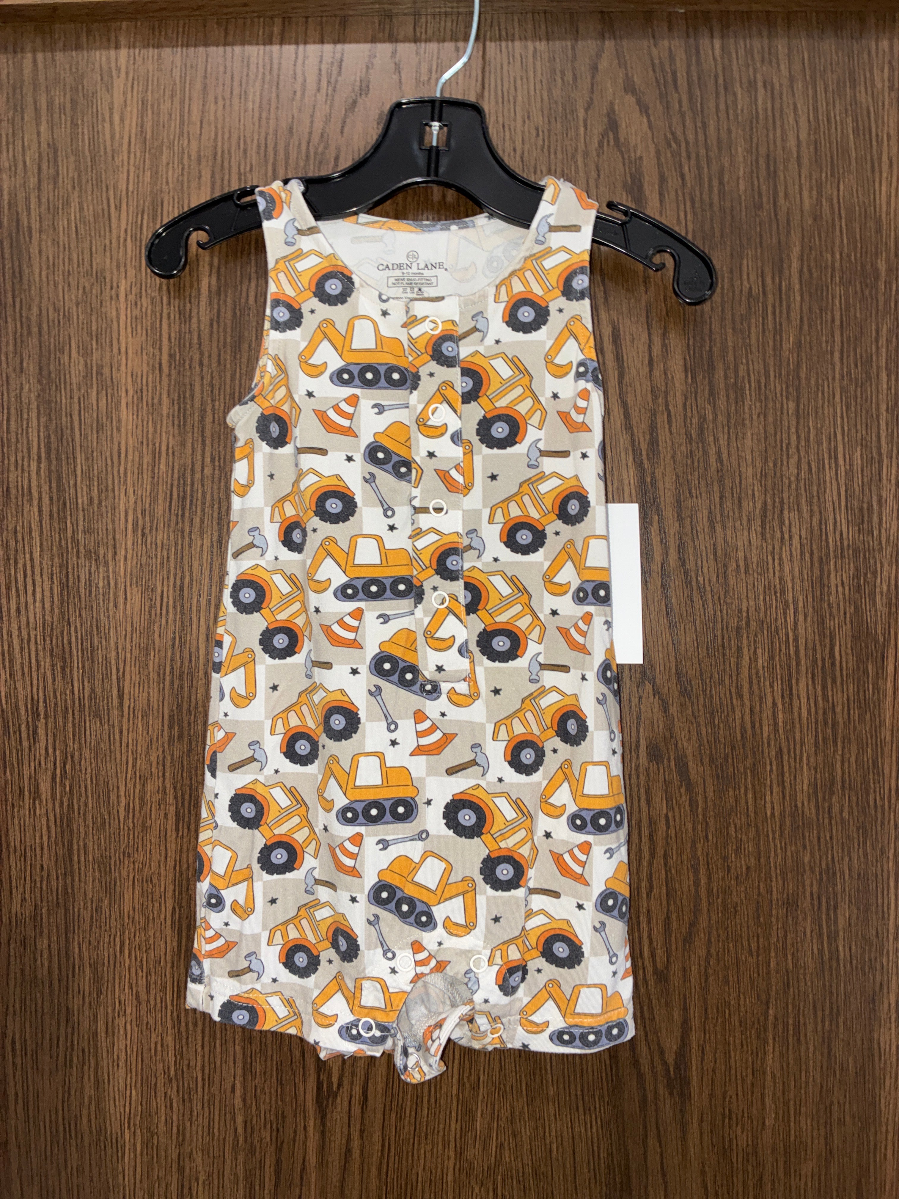 Caden Lane Bamboo Romper Size 6-12