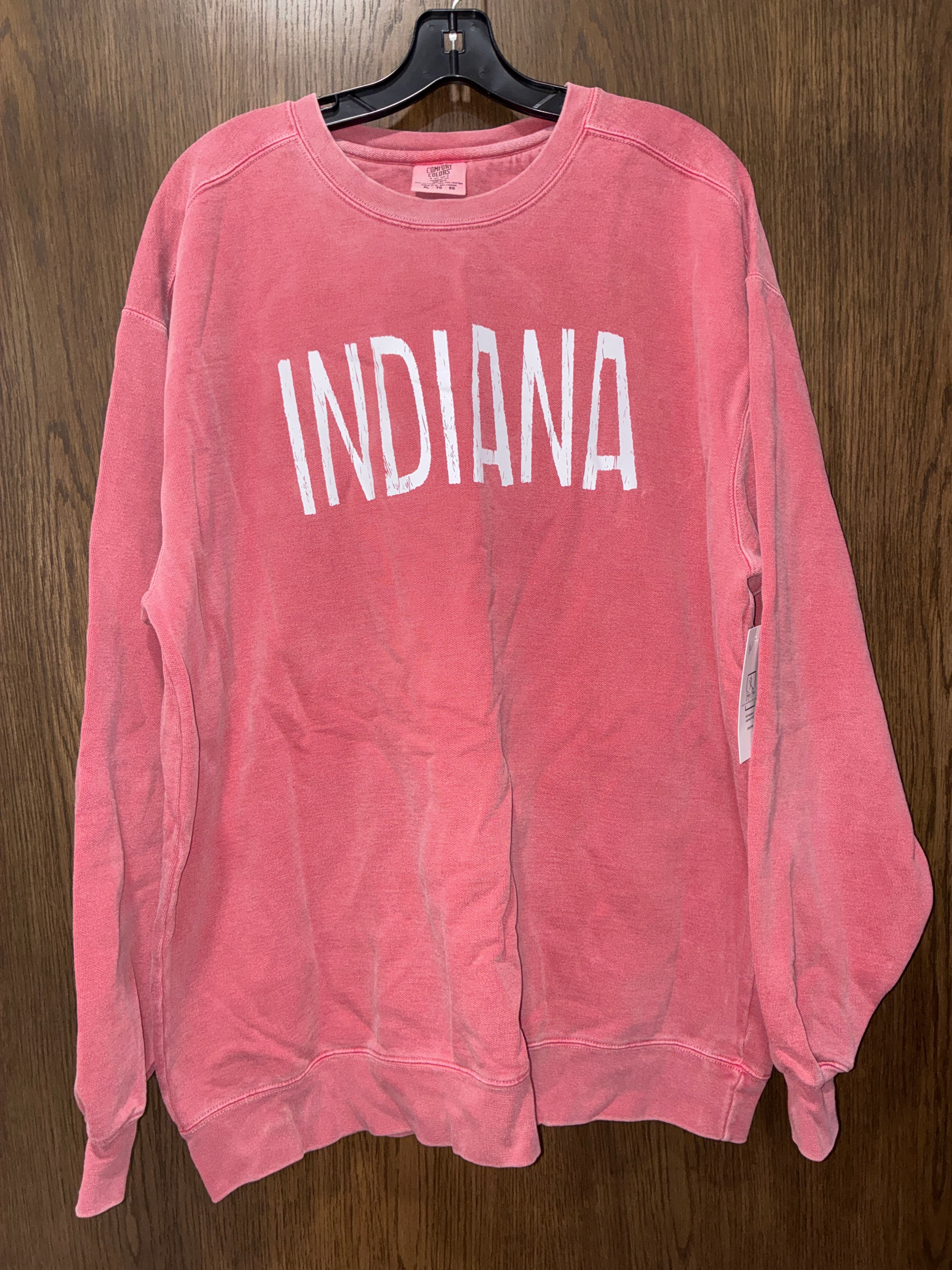 Indiana Women's Comfort Colors Crewneck Size XL NWOT