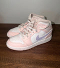 Air Jordan 1 Mid GS “Pink Wash” in Big Kids’ size 4Y