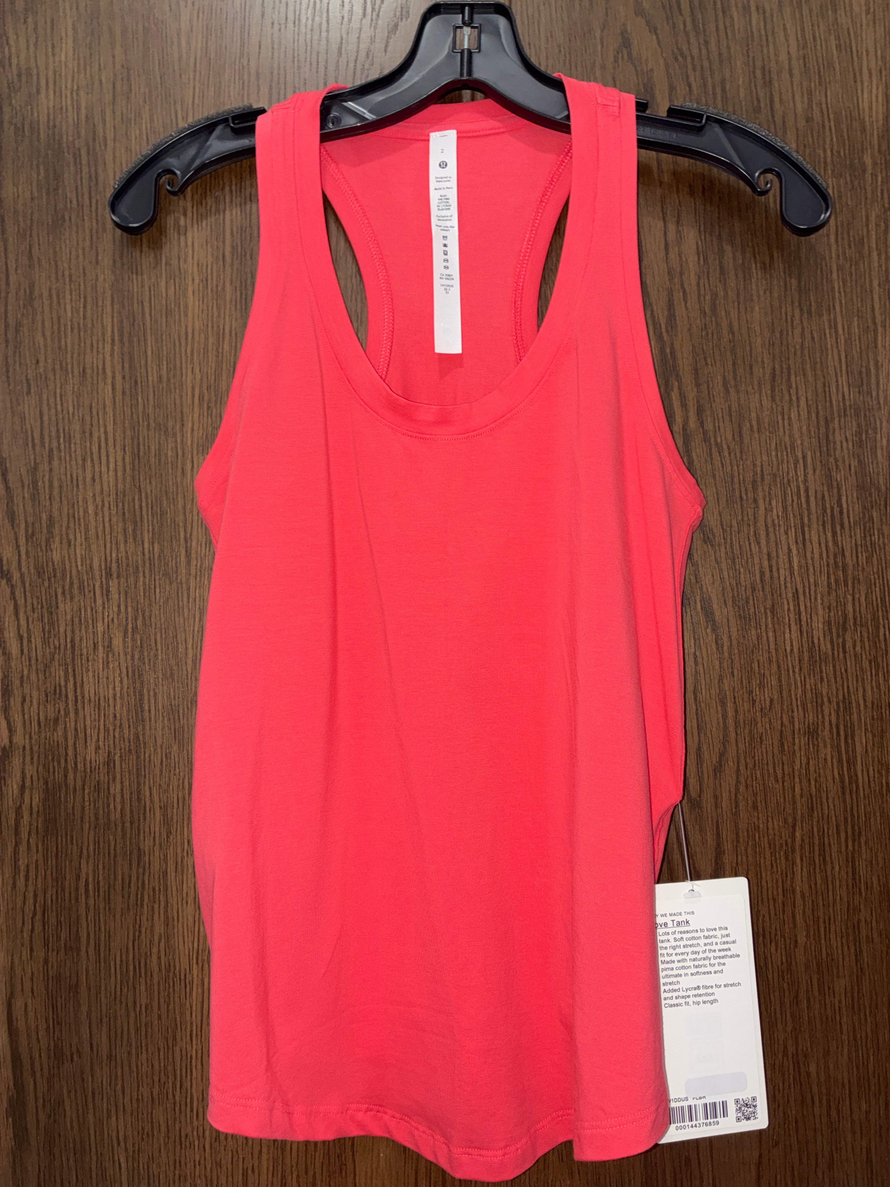Women’s Lululemon Love Tank Top NWT Size 2