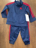 Adidas Boys Tracksuit Jacket & Joggers Size 6-9 Months