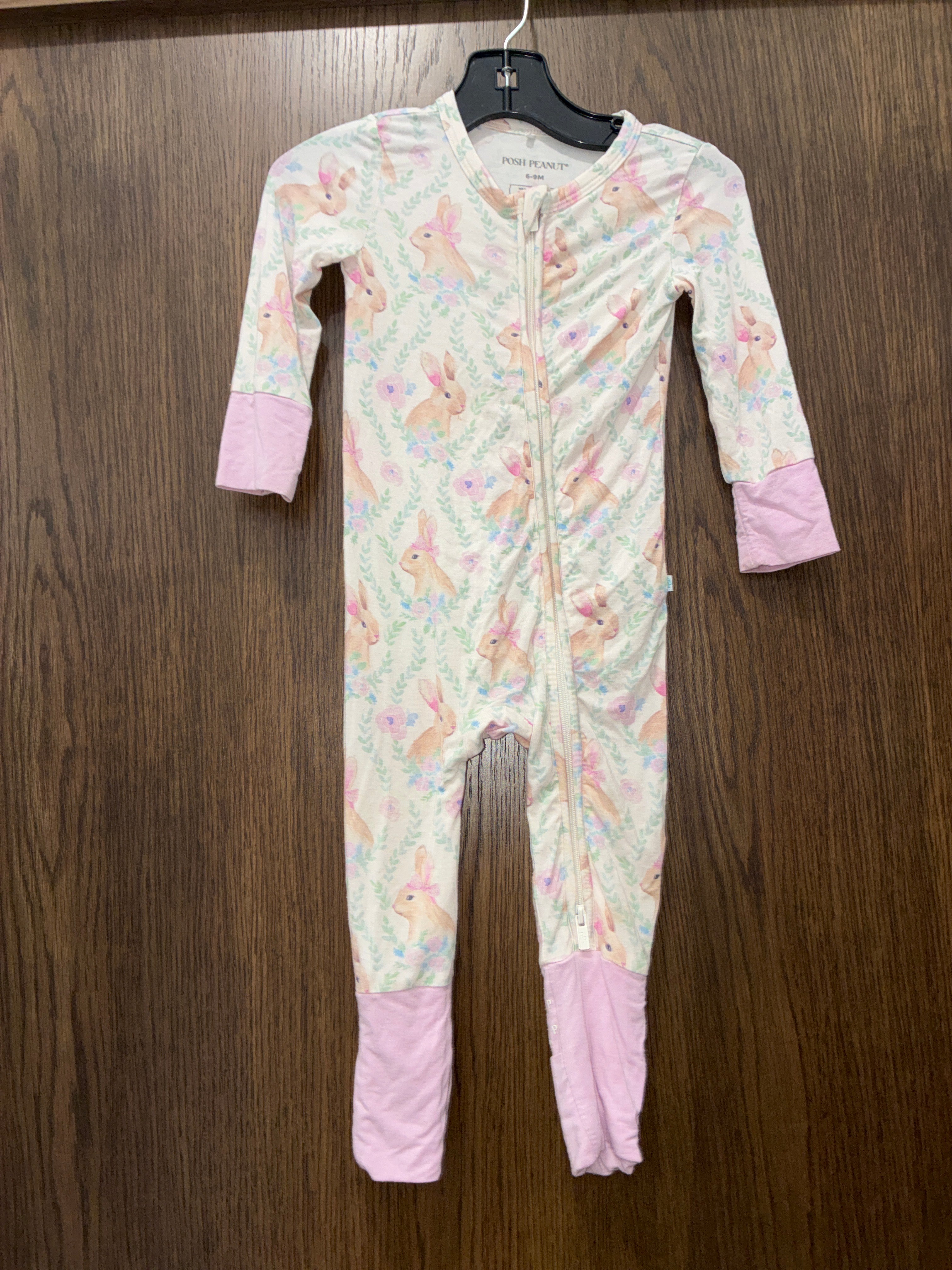 Girls Posh Peanut Rabbit Pajamas Size 6-9 Months