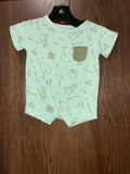 Boys Golf Romper Size 0-3 Months