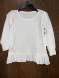 Girls Boutique Ruffle Bottom Top Size 3T