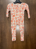 Girls Gingerbread Pajamas Size 3-6 Months