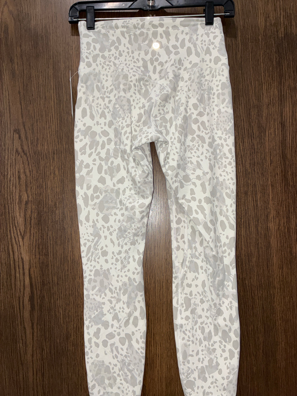 Women’s Lululemon Align™ High-Rise leggings in a Cheetah Camo Antique White Multi pattern Size 6
