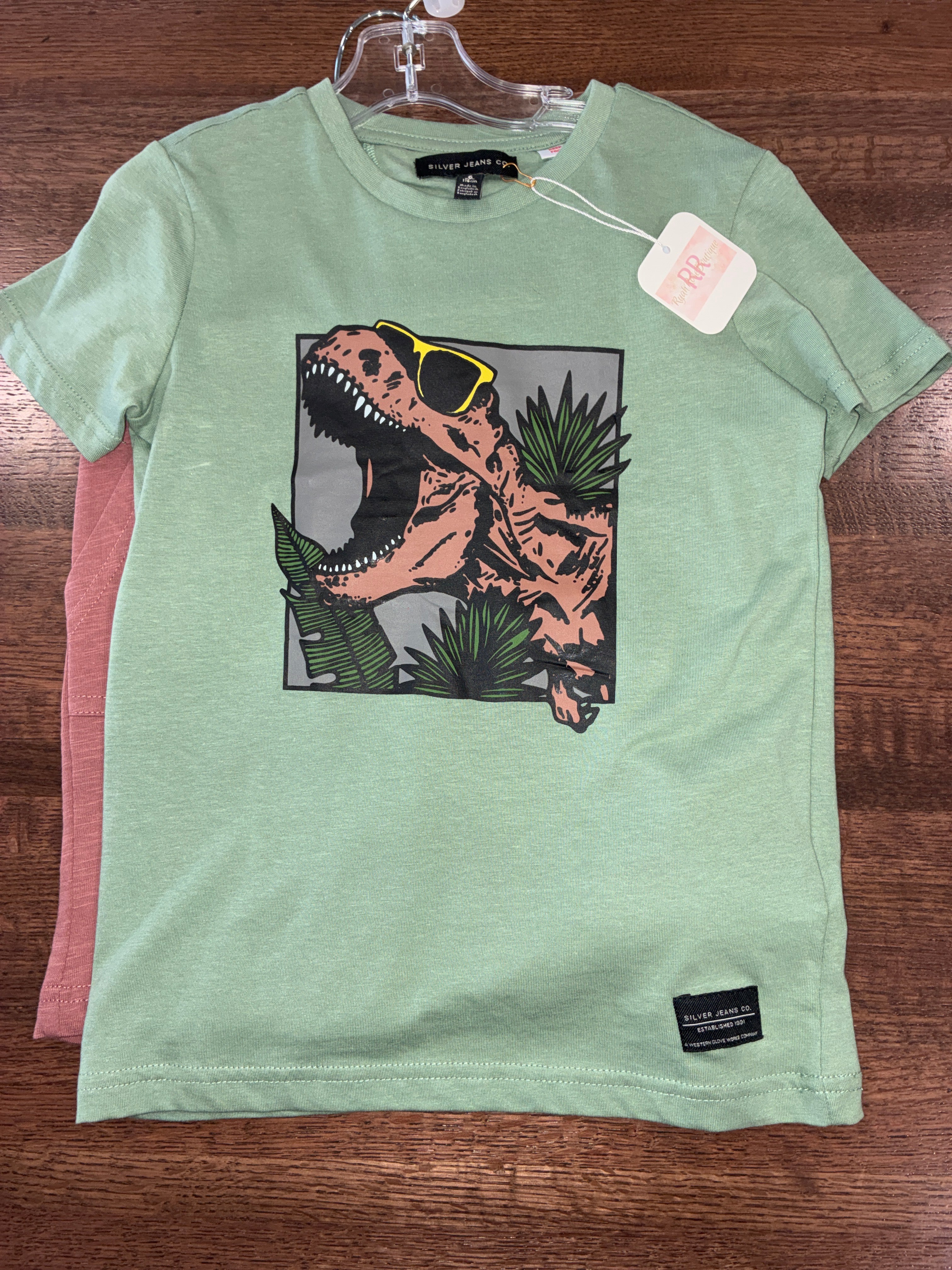 Boys Silver Jeans Co. Dinosaur Set NWT Size 6