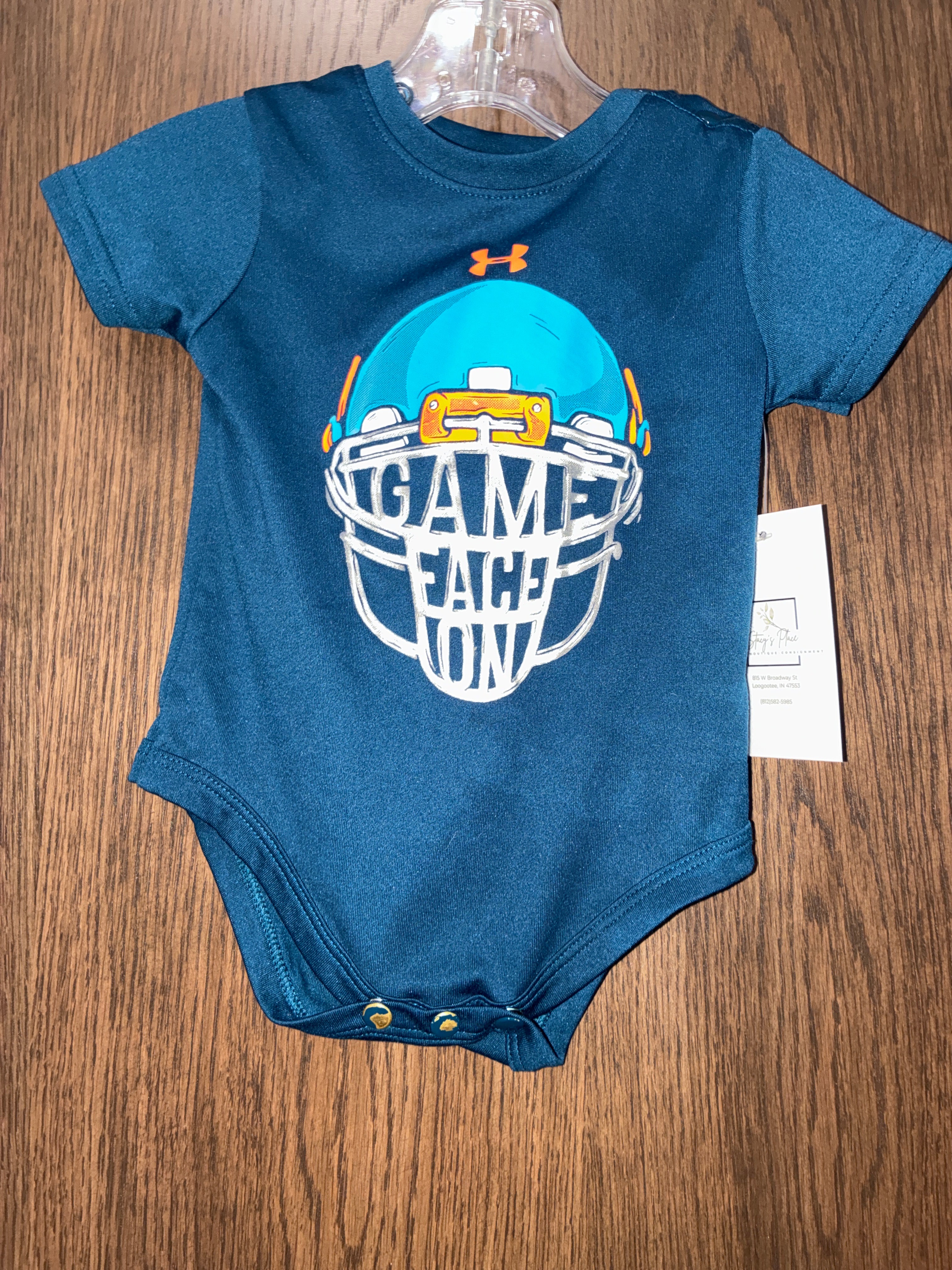 Boys Under Armour Onesie Size 3-6 Months
