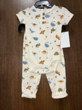 Boys Emily and Oliver Dinosaur Sleep Set Size 3-6 Months NWOT
