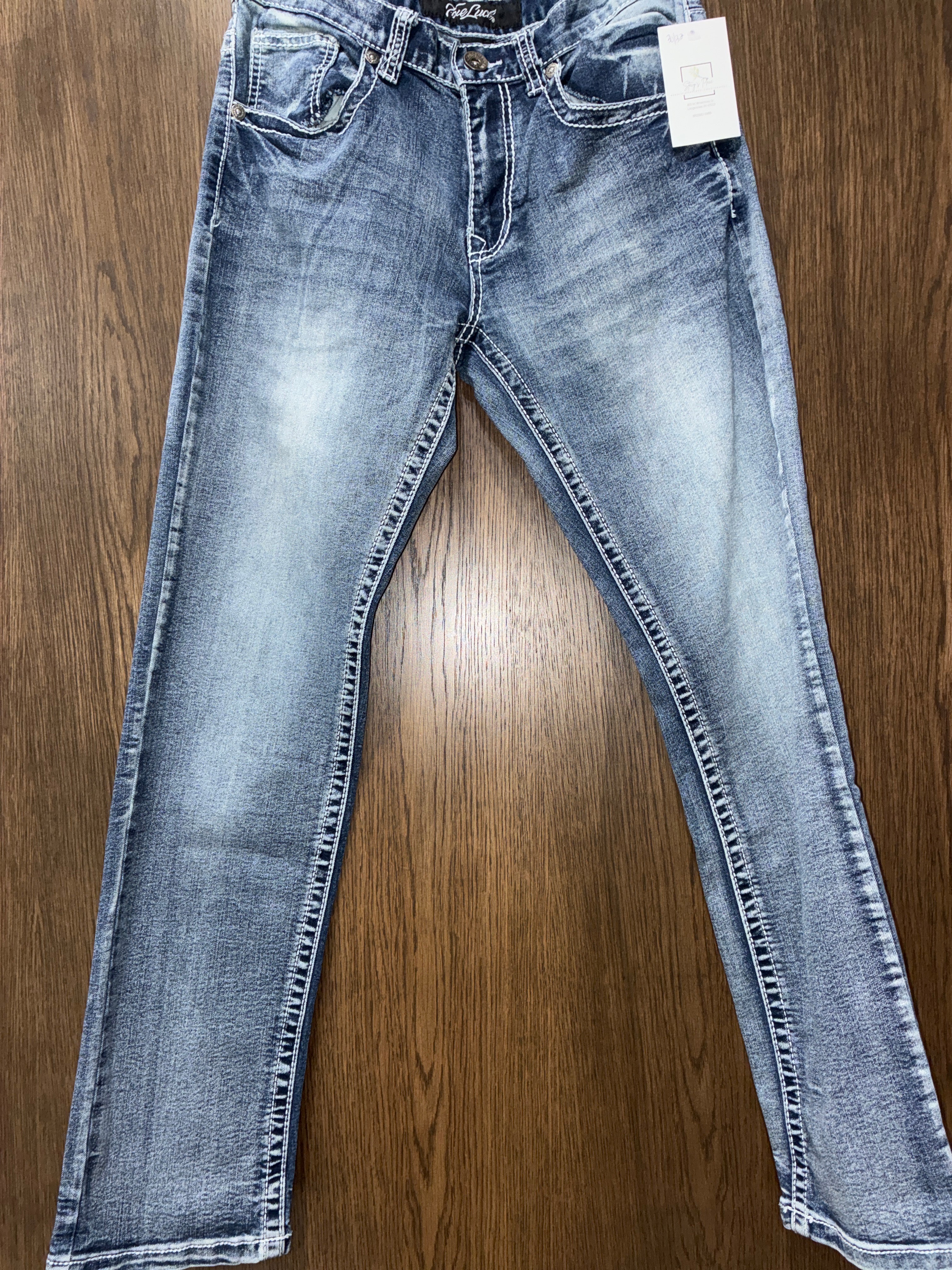 Men’s True Luck Boot Cut Jeans Size 30x32