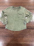 Salt + Pine Breeze Green Long Sleeve Tee T-Shirt Size 18-24 Months