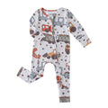 PoshTOT Vehicles Bamboo Baby Convertible Zippy Romper: 12-18M