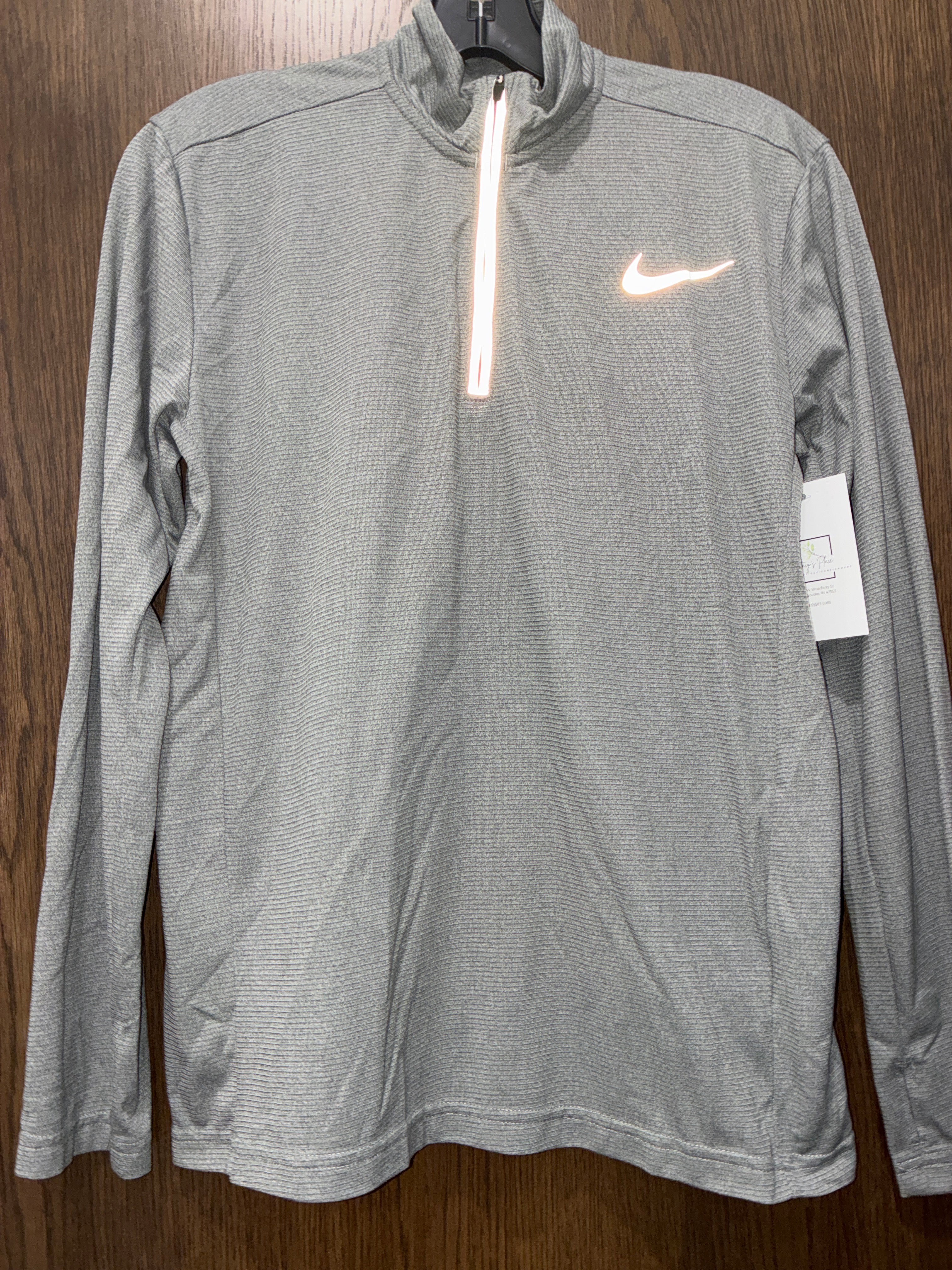 Boys Nike Quarter Zip Long Sleeve Shirt Size Youth XL 14/16