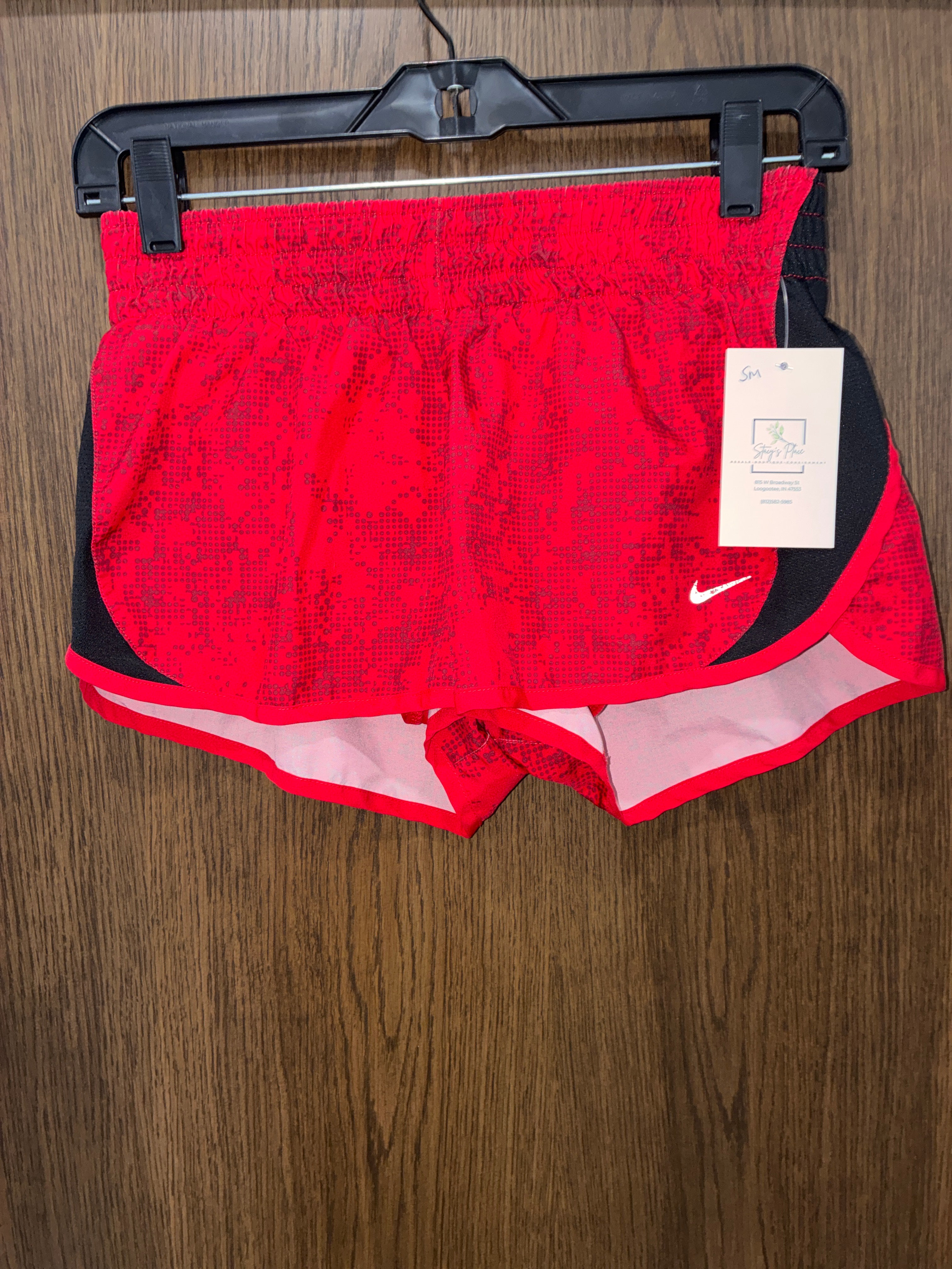 Women’s Nike Track Shorts Lined Size Small