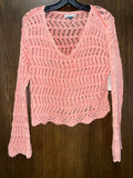 Women’s American Eagle Crochet Knit Sweater Size XS
