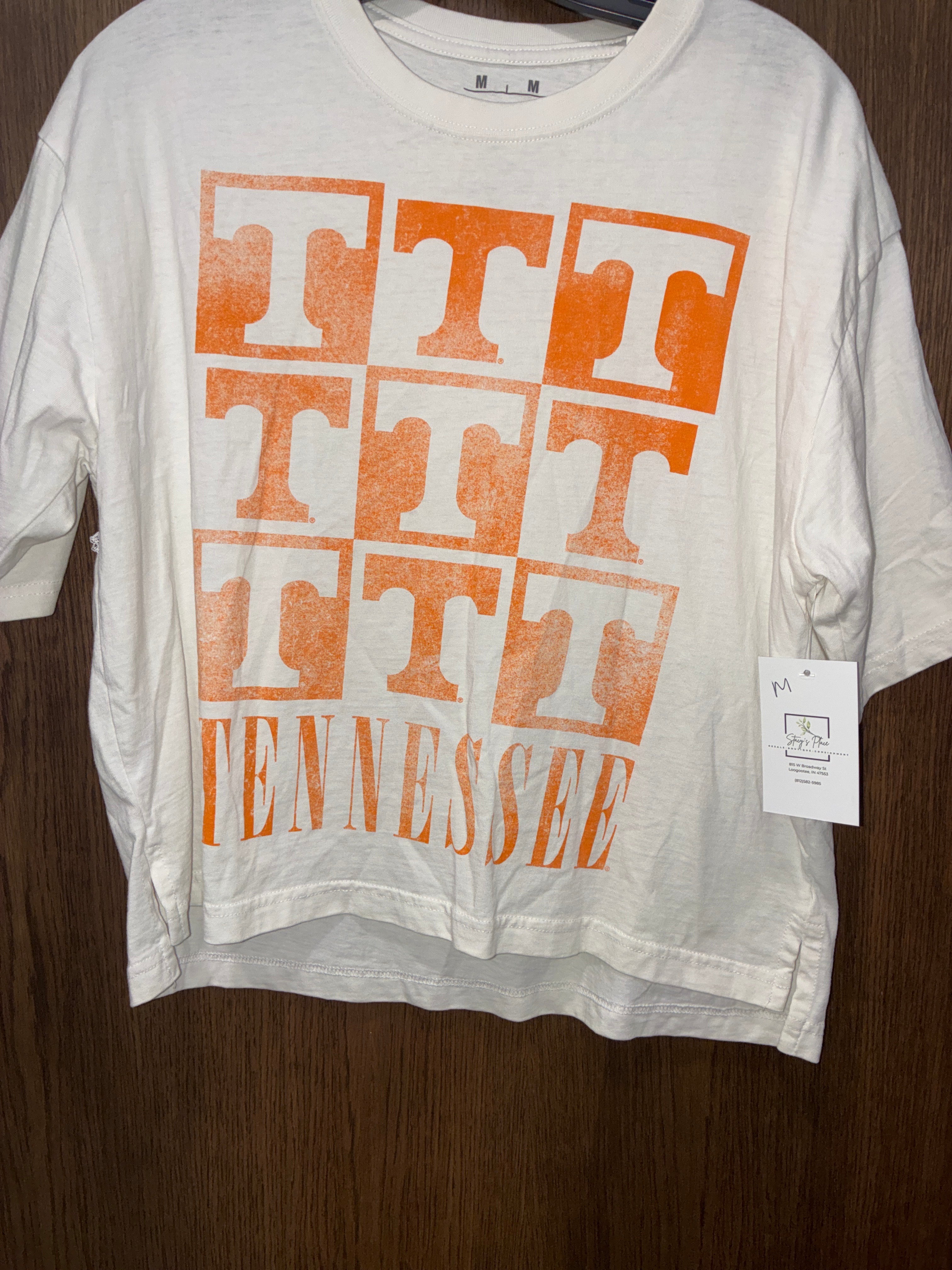 Women’s Tennessee Crop Shirt Size Medium