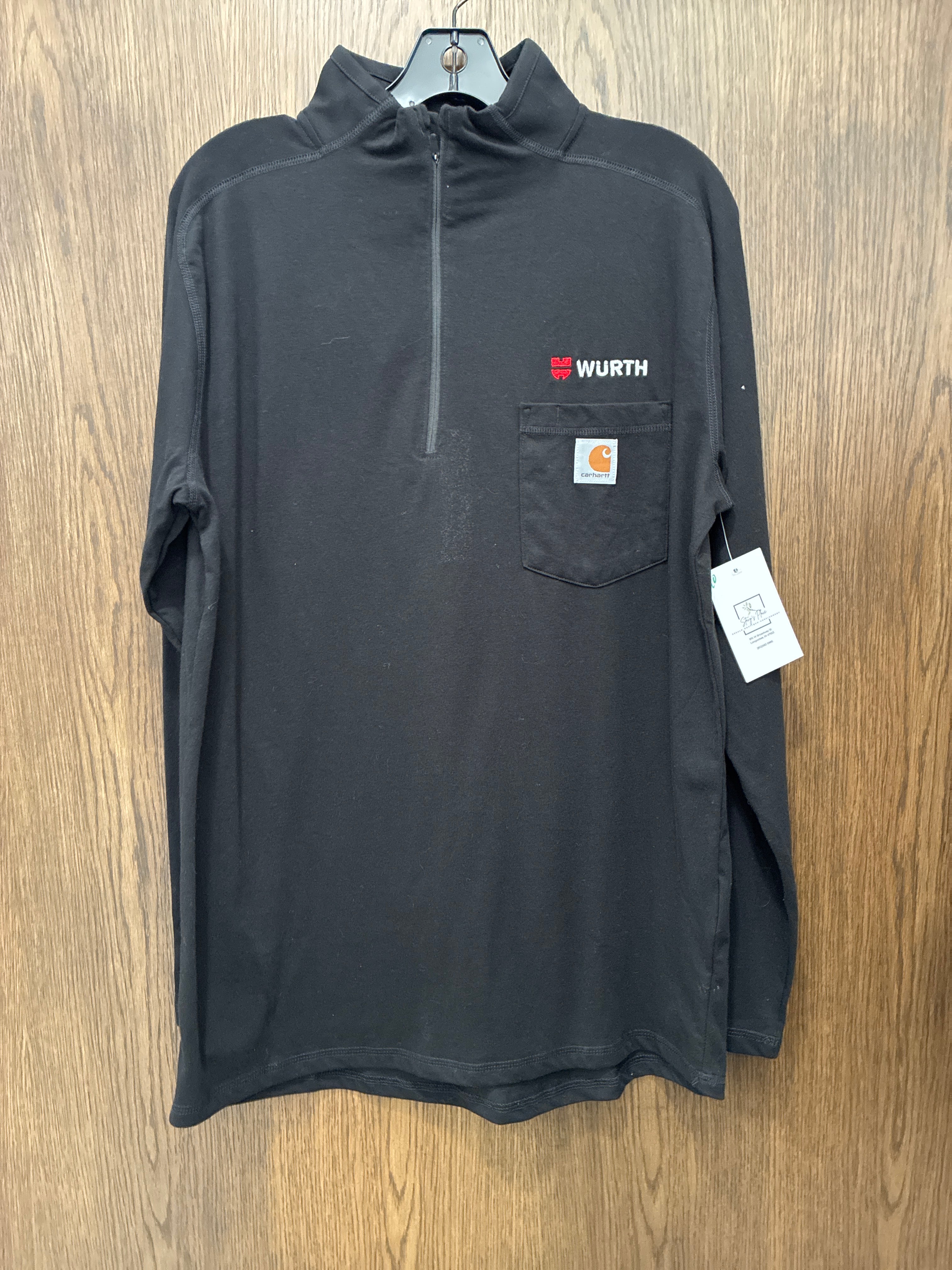 Men’s Wurth Carhartt Quarter Zip Size Medium