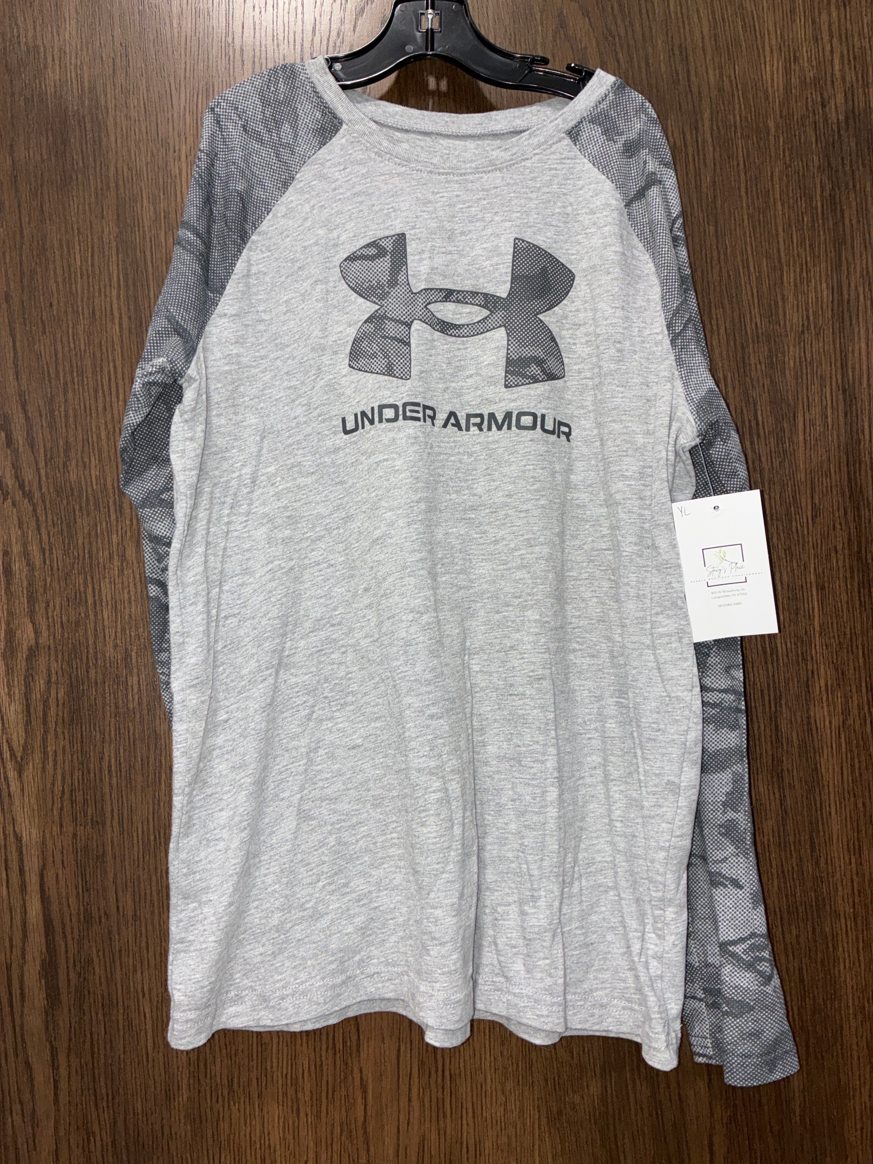 Boys Under Armour Long Sleeve Shirt Size Youth large