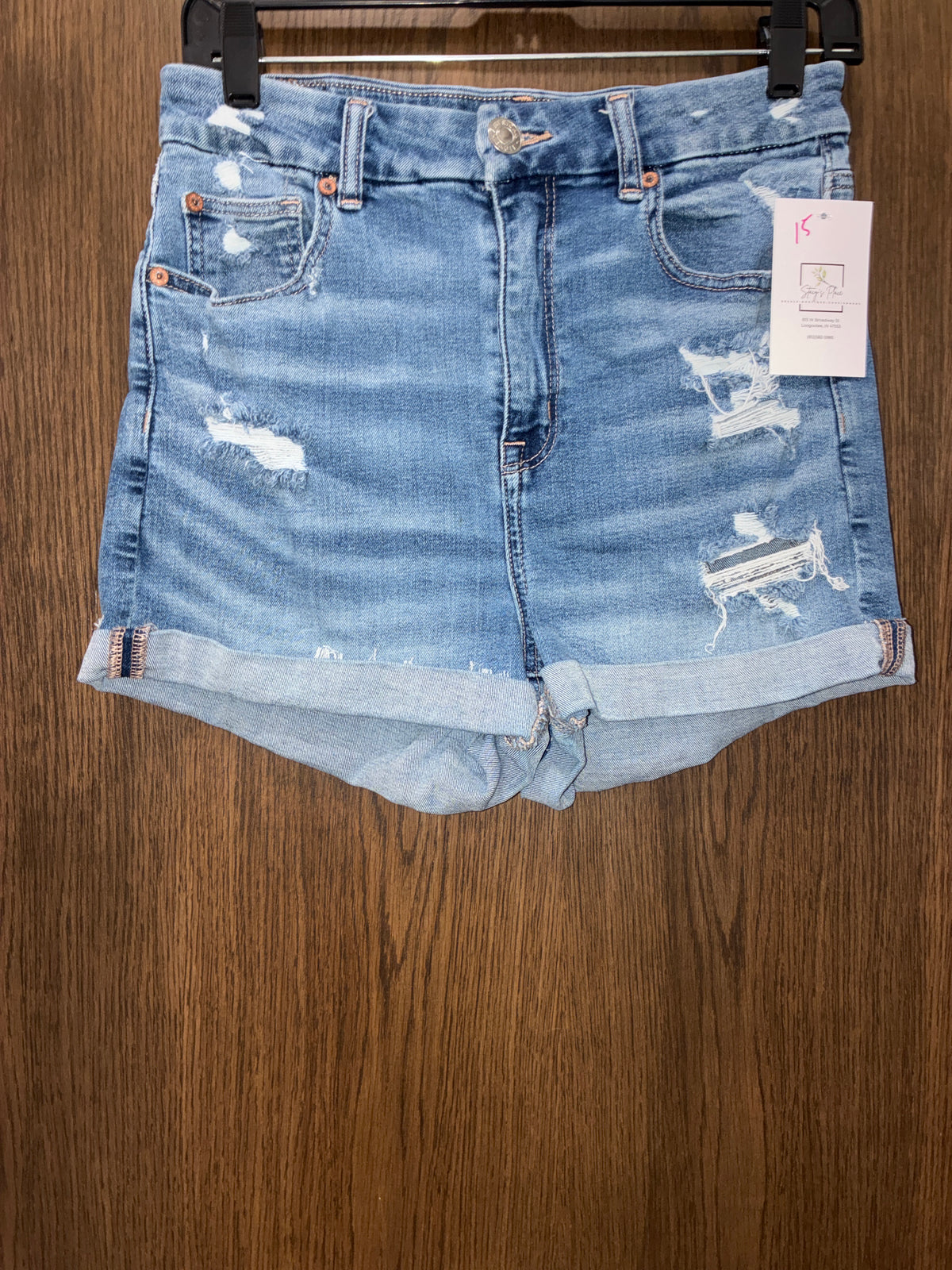 Women’s American Eagle Curvy Hi Rise Shortie Size 8