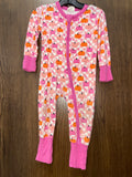 Girls Spearmint Love Pumpkin Pajamas Size 6-12 Months