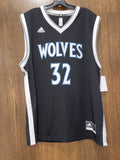 Men’s Minnesota Timberwolves Karl-Anthony Towns #32 Adidas NBA jersey Size Large