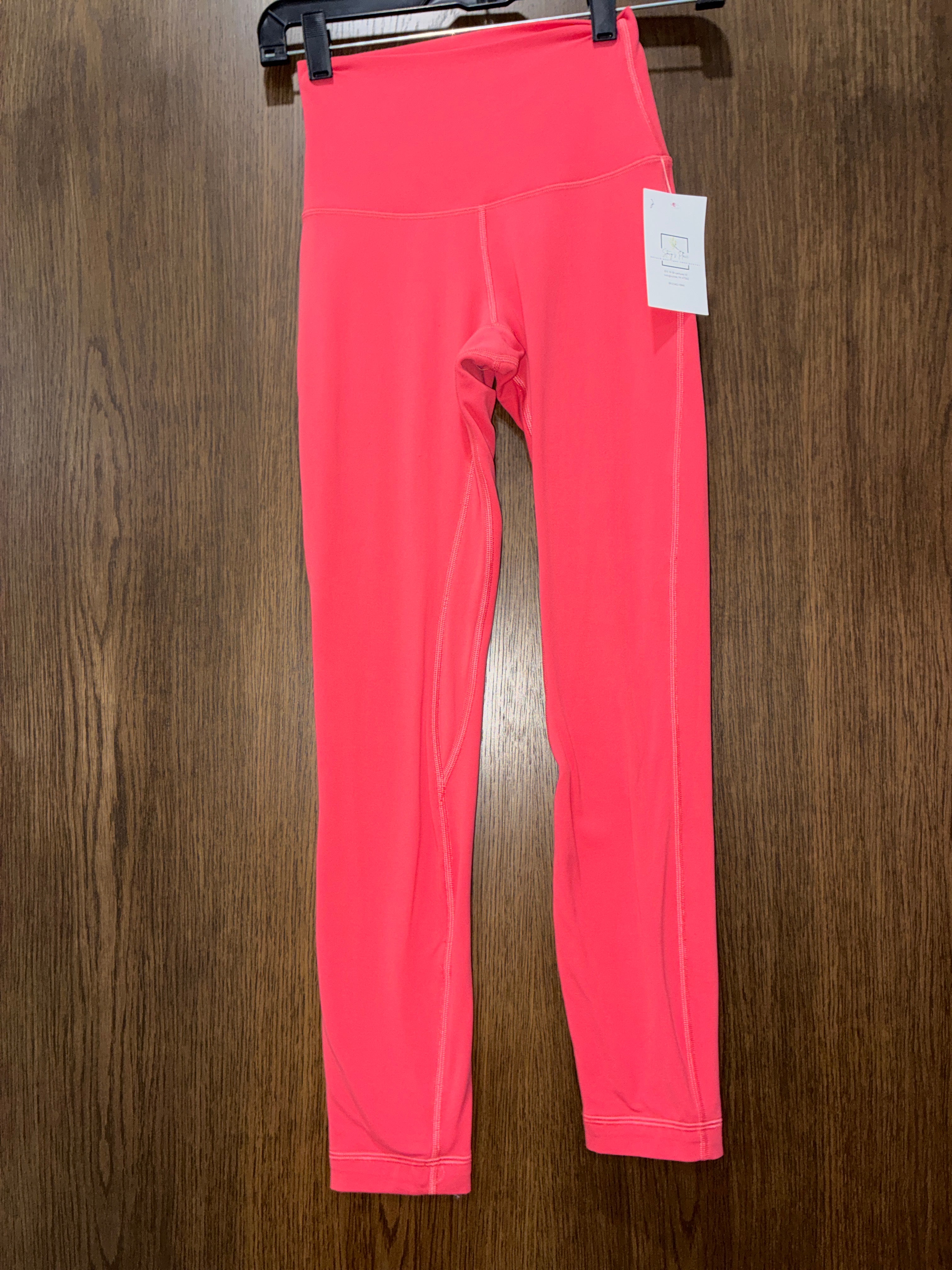 Womens Lululemon Align High Rise Legging Sunny Coral Size 4