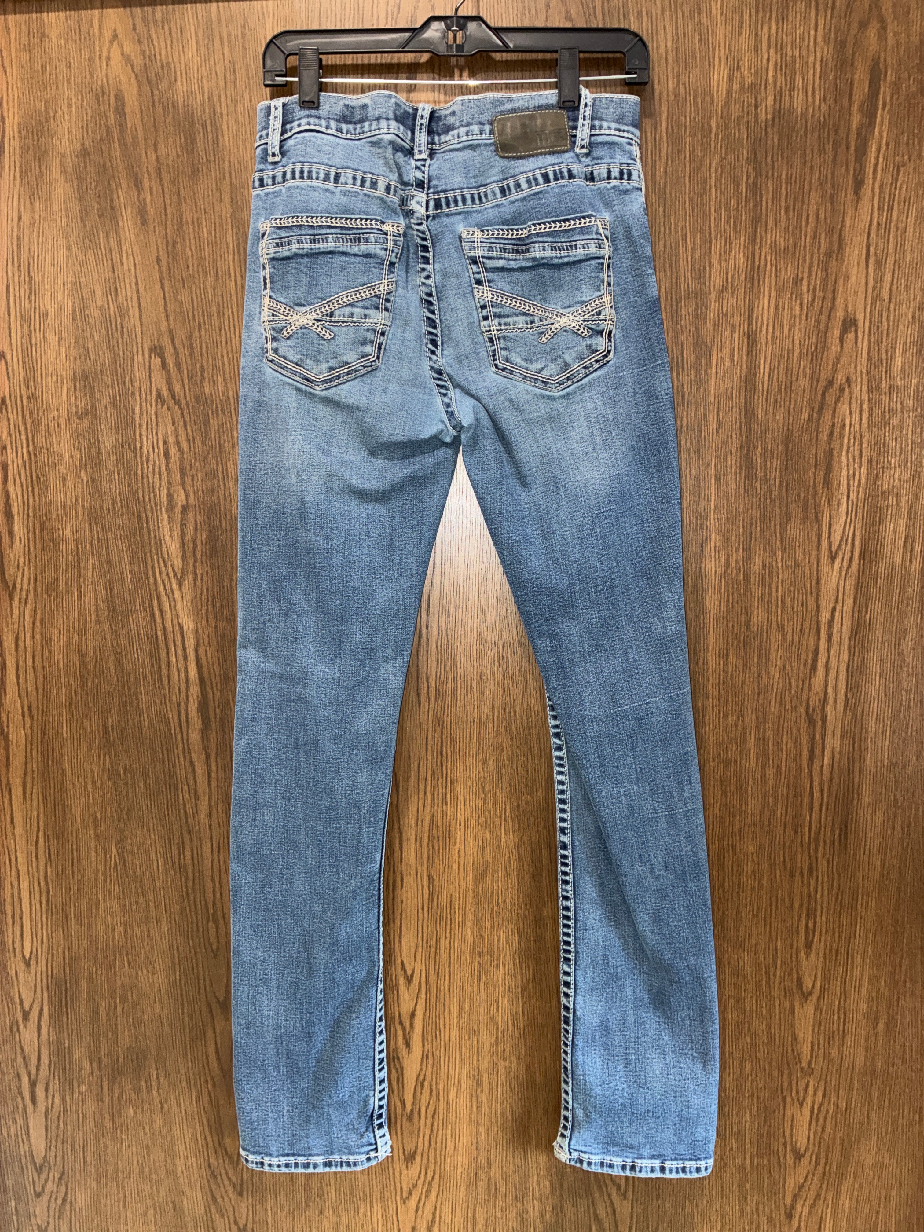 Men’s Buckle Straight Leg Jeans Size 32L