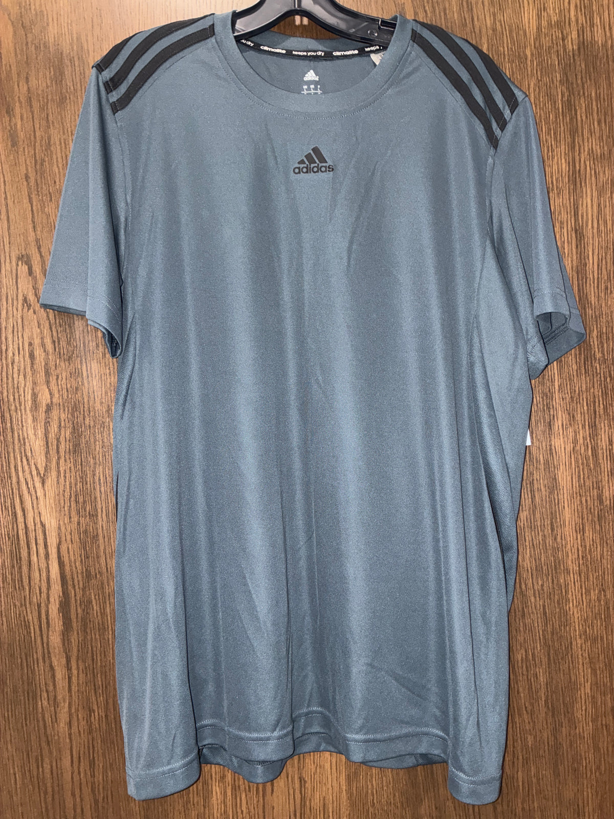 Mens Adidas Climalite Short Sleeve Shirt Size Large