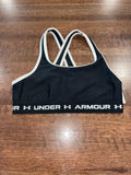 Under Armour Girls Crossback Sports Bra Size YM 10/12 New Condition