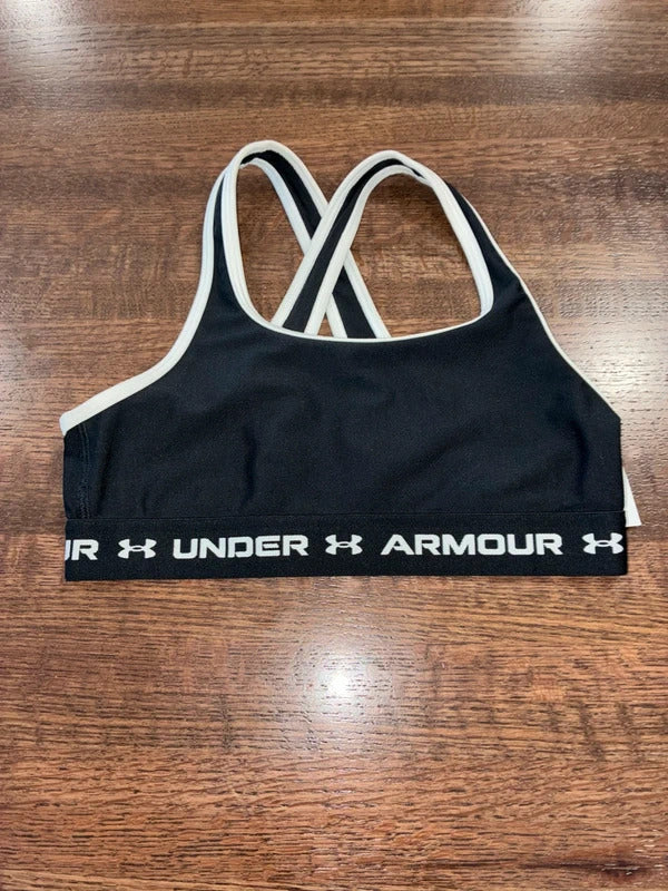 Under Armour Girls Crossback Sports Bra Size YM 10/12 New Condition