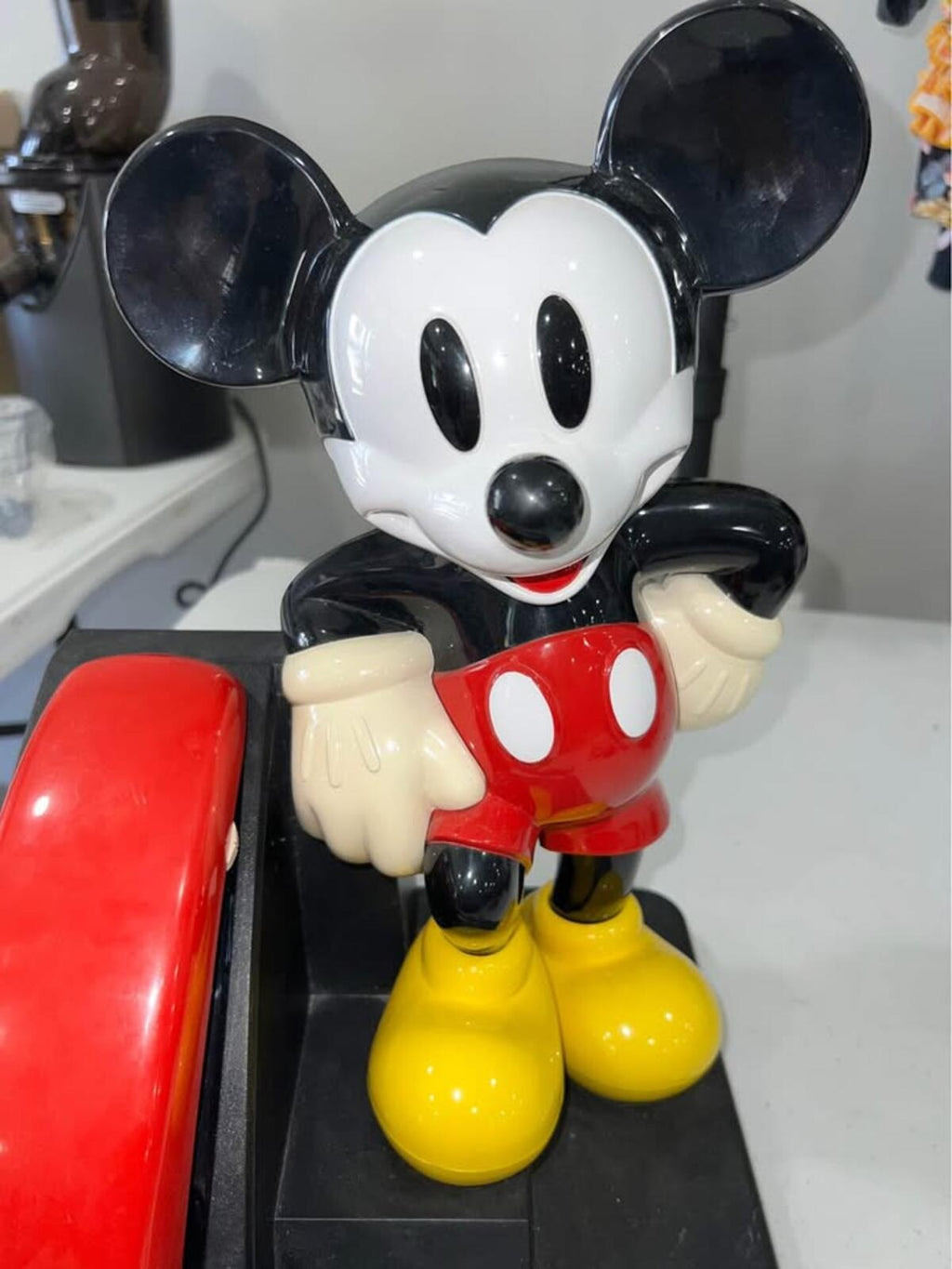 Vintage Disney Mickey Mouse AT&T Landline 15"Tall Push Button Telephone 1990