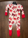 Girls Posh Peanut Christmas Bows Pajamas Size 3-6 Months