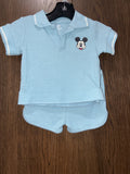 Boys Disney Mickey Mouse Waffle Set Size 3-6 Months