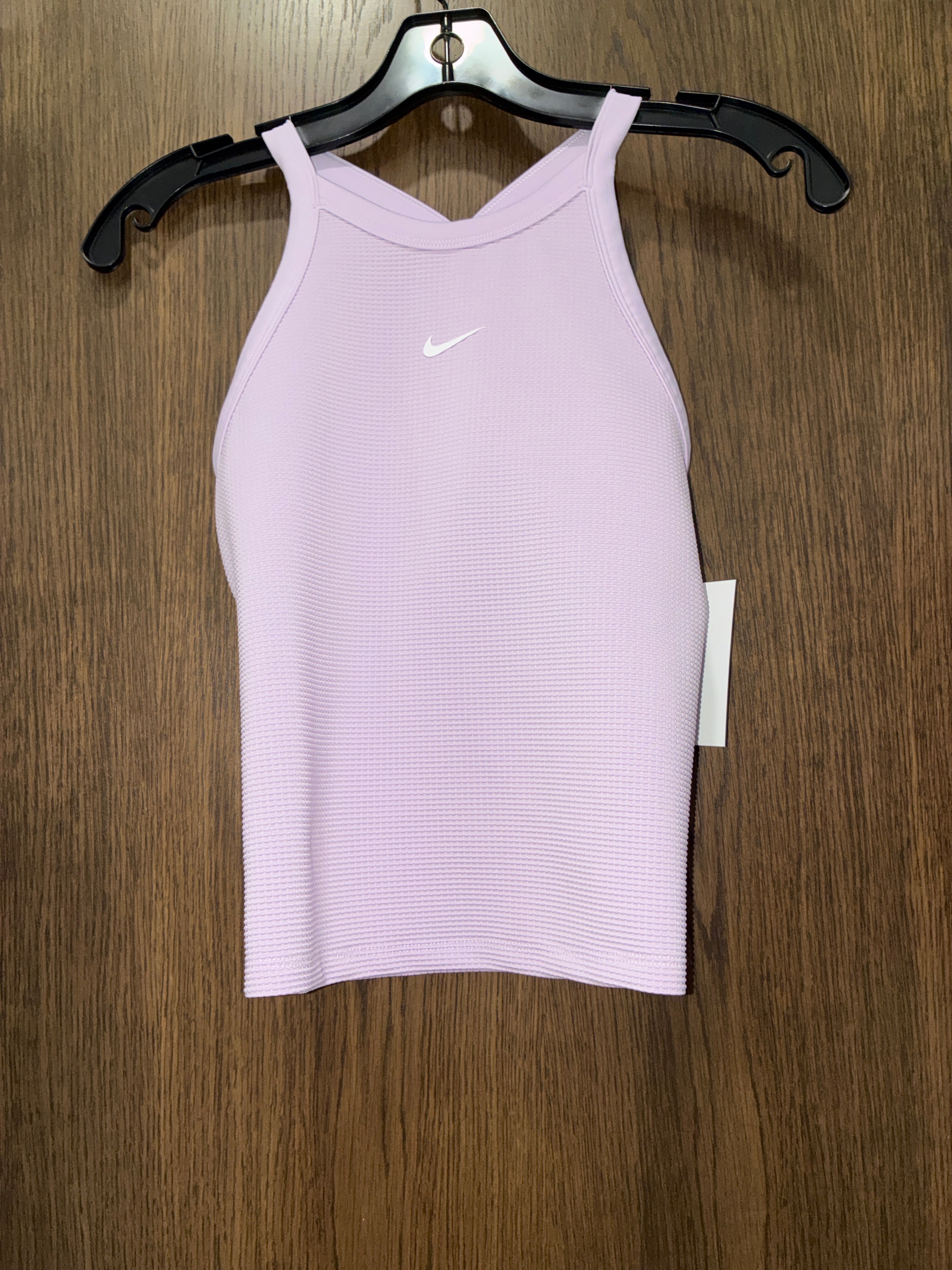 Nike Girls Ribbed Padded Tank Top Size YXL 14/16