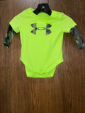 Boys Under Armour Long Sleeve Onesie Size 0-3 Months
