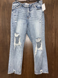 Women’s Lovervet by Vervet Straight Distressed Jeans Size 18