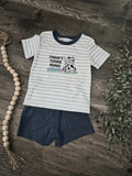 Abby & Evie Boys Daddy's Fishing Buddy 2pc Set  Size 3 NWT