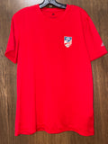 Mens Adidas USYS National League Short Sleeve Size Large