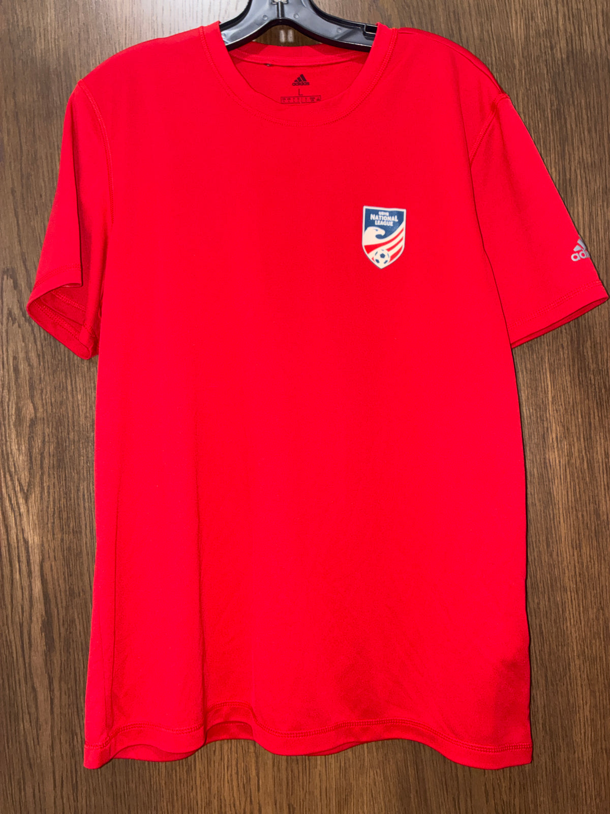 Mens Adidas USYS National League Short Sleeve Size Large