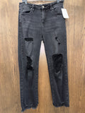 Women’s Risen Jeans Raw Hem Size 7