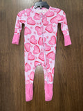 Girls Posh Peanut BFF Heart Pajamas Size 3-6 Months