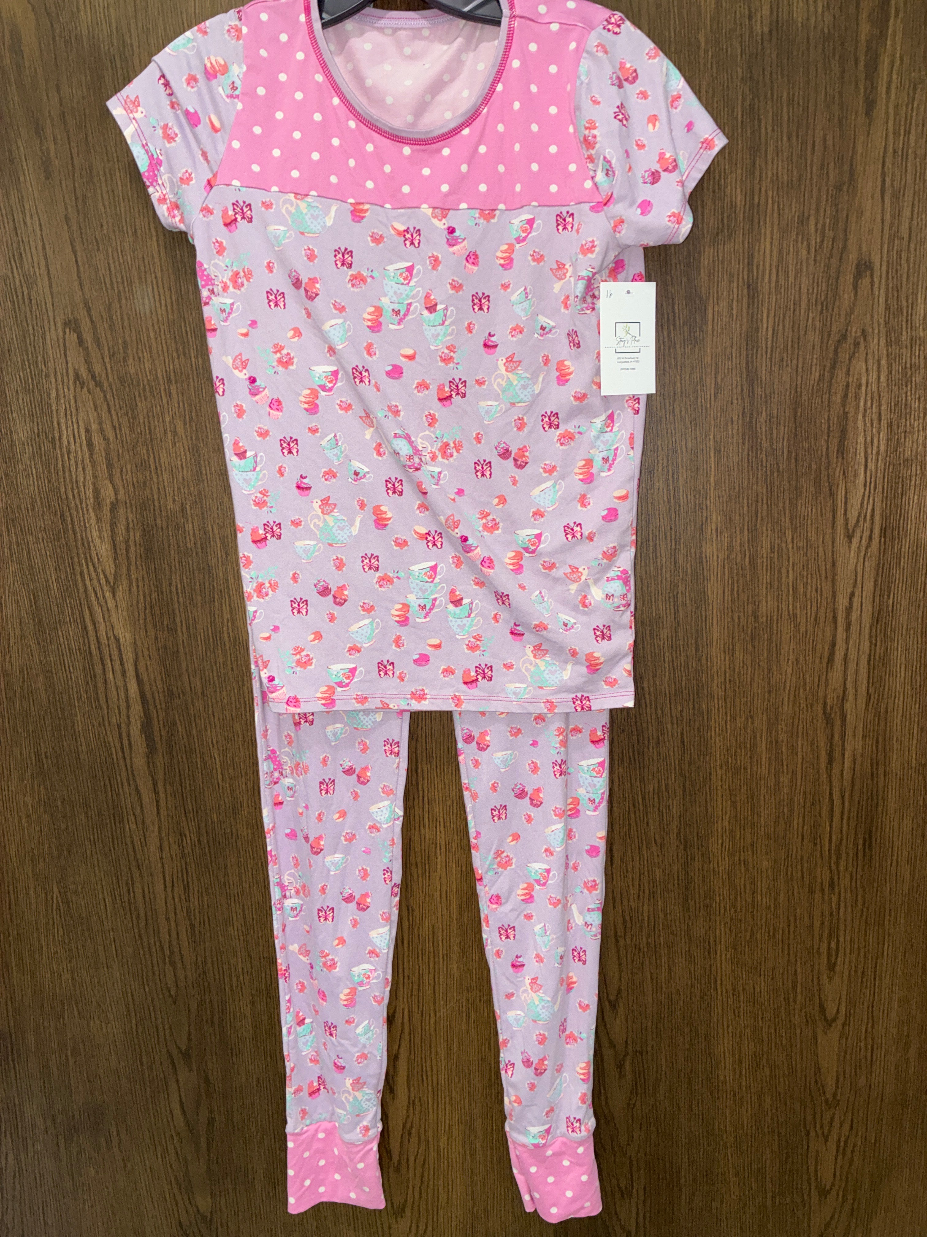 Girls Matilda Jane Pajama Set Size 16
