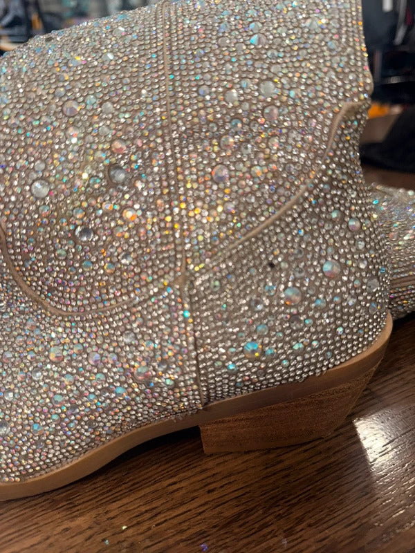 Madden Girl Redford Rhinestone Western Boots Size 7