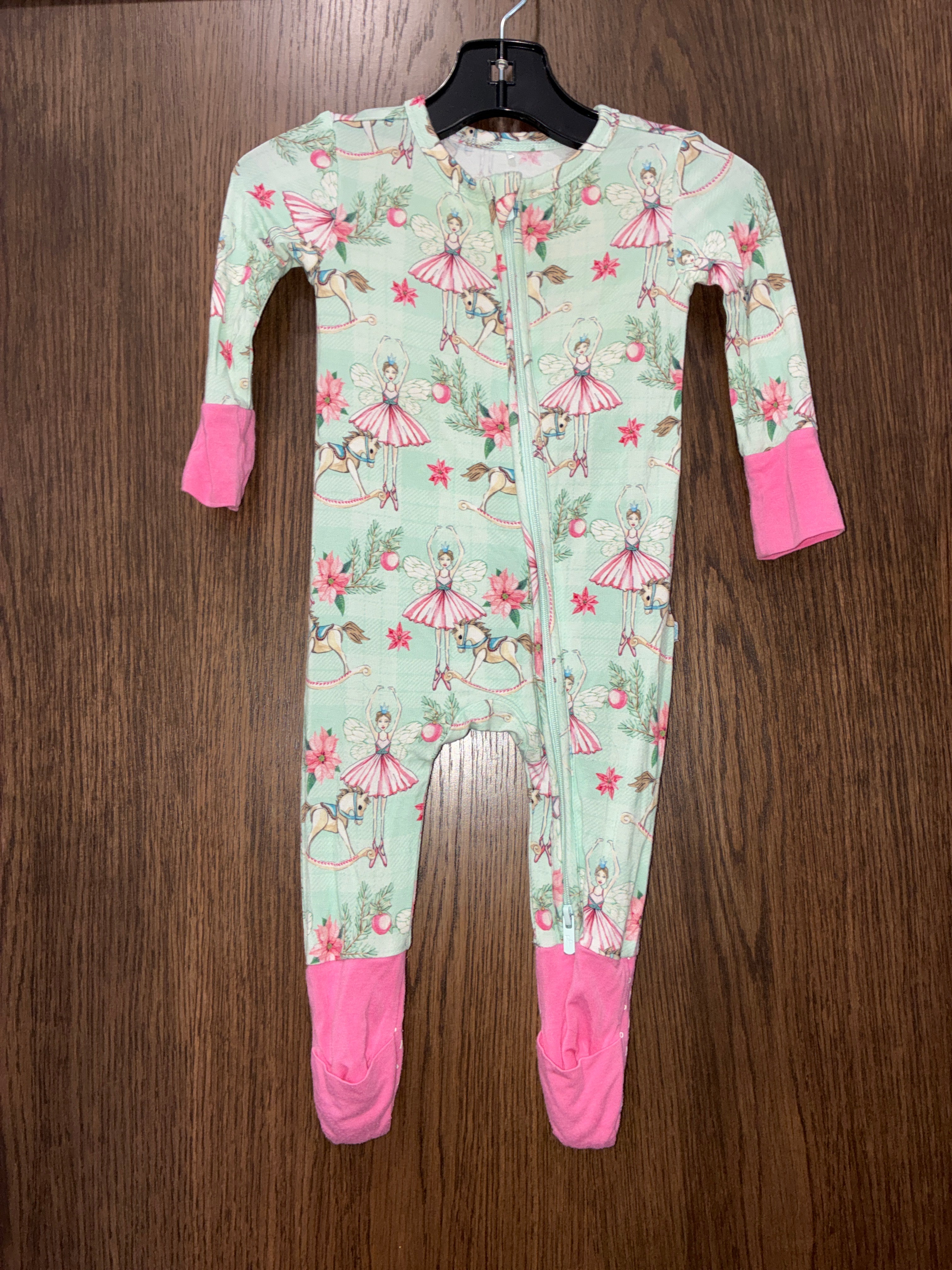 Girls Posh Peanut Ballerina Pajamas Size 3-6 Months