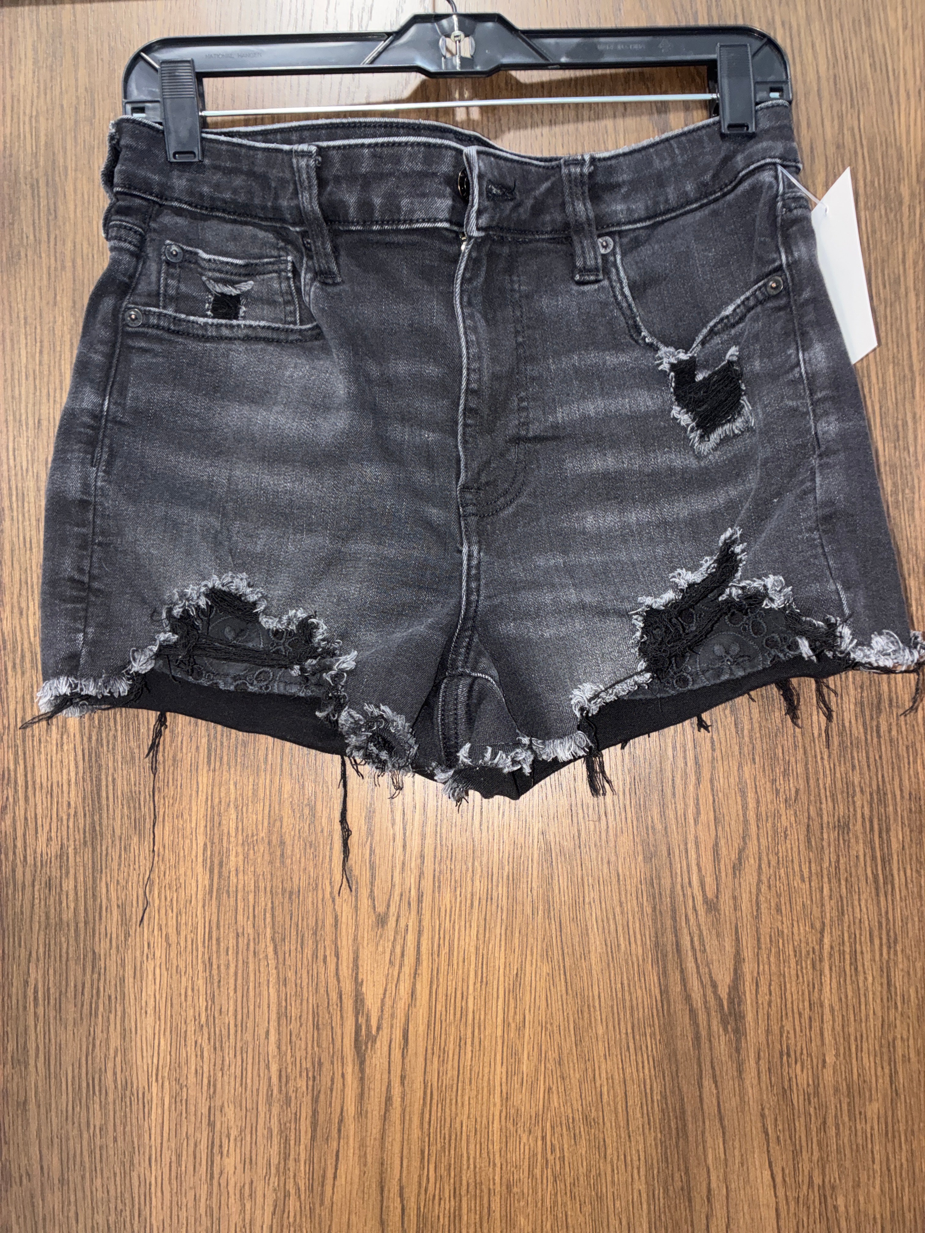 Women’s American Eagle Lace Pocket Jean Shorts Size 12