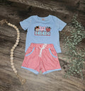NWT Boutique Abby & Evie Farm EIEIO 2pc Set ~ Size 5