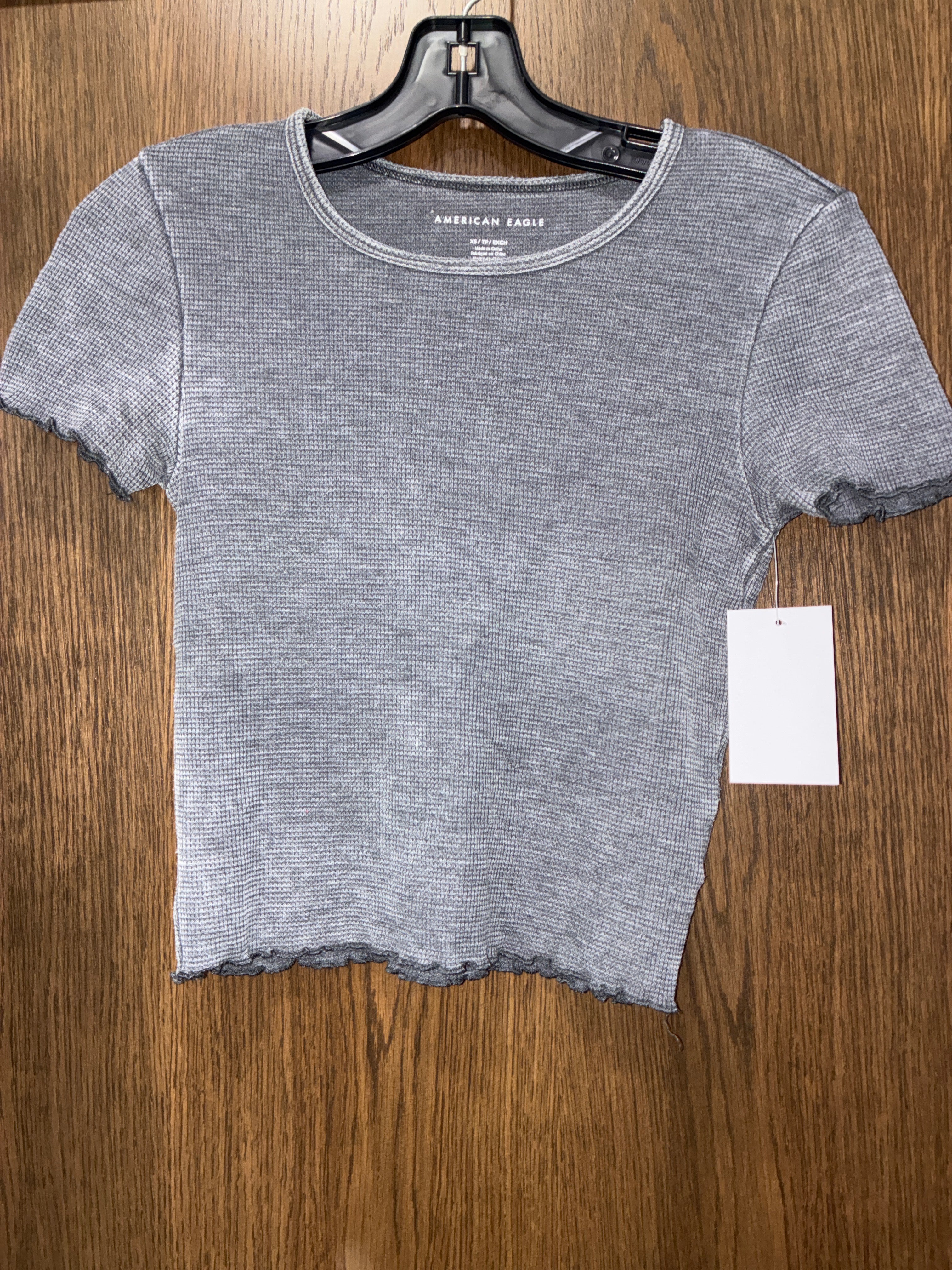 Women’s American Eagle Waffle Crop Top Size XS