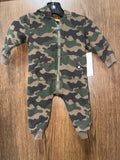Fred & Flo Boys Hooded Romper Size 0-3 Months