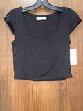Women’s Gaze Scoop Neck Crop Top Size Medium